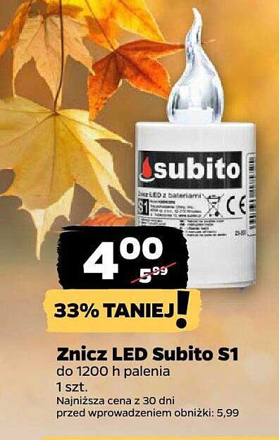 Znicz LED Subito S1