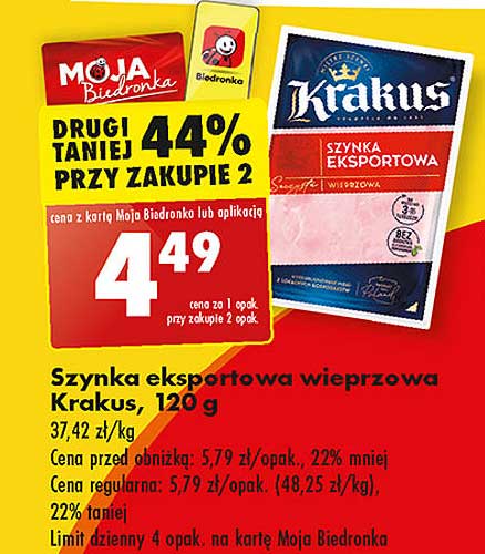Szynka eksportowa wieprzowa Krakus