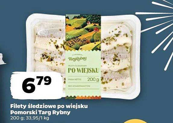 Filety śledziowe po wiejsku Pomorski Targ Rybny