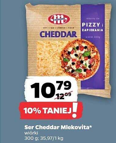 Ser Cheddar Mlekovita* wiórki