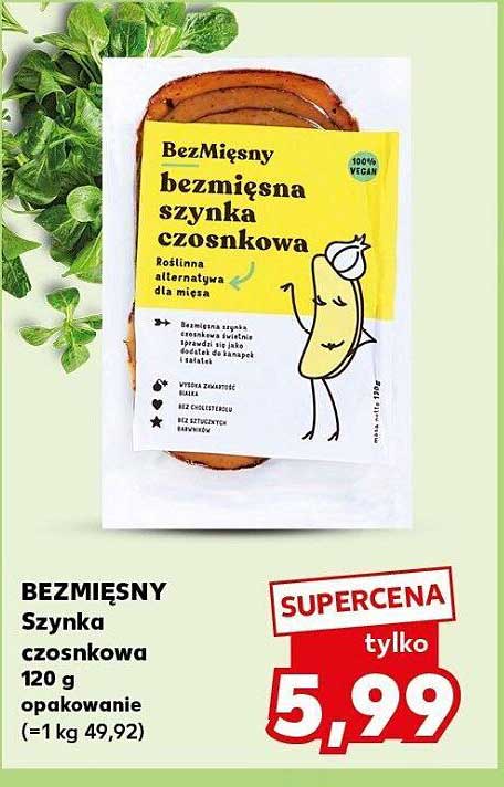 Bezmięsny bezmięsna szynka czosnkowa