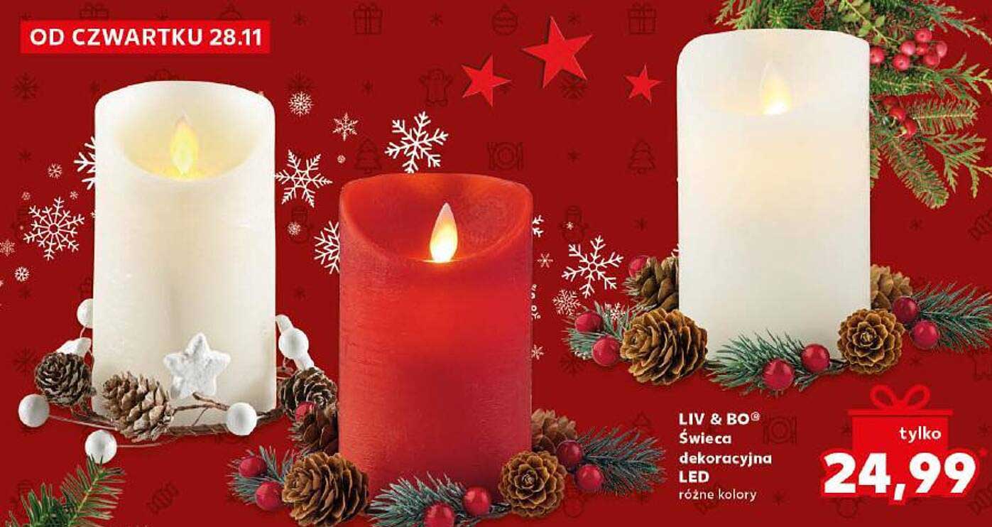 LIV & BO® Świeca dekoracyjna LED