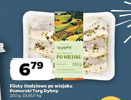 Filety śledziowe po wiejsku Pomorski Targ Rybny
