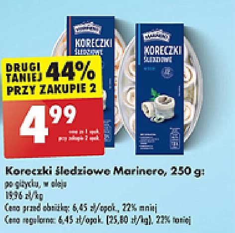 Koreczki śledziowe Marinero, 250 g