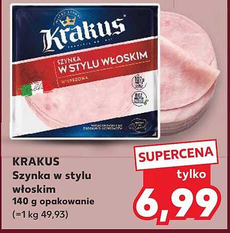 KRAKUS Szynka w stylu włoskim