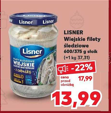 LISNER Wiejskie filety śledziowe