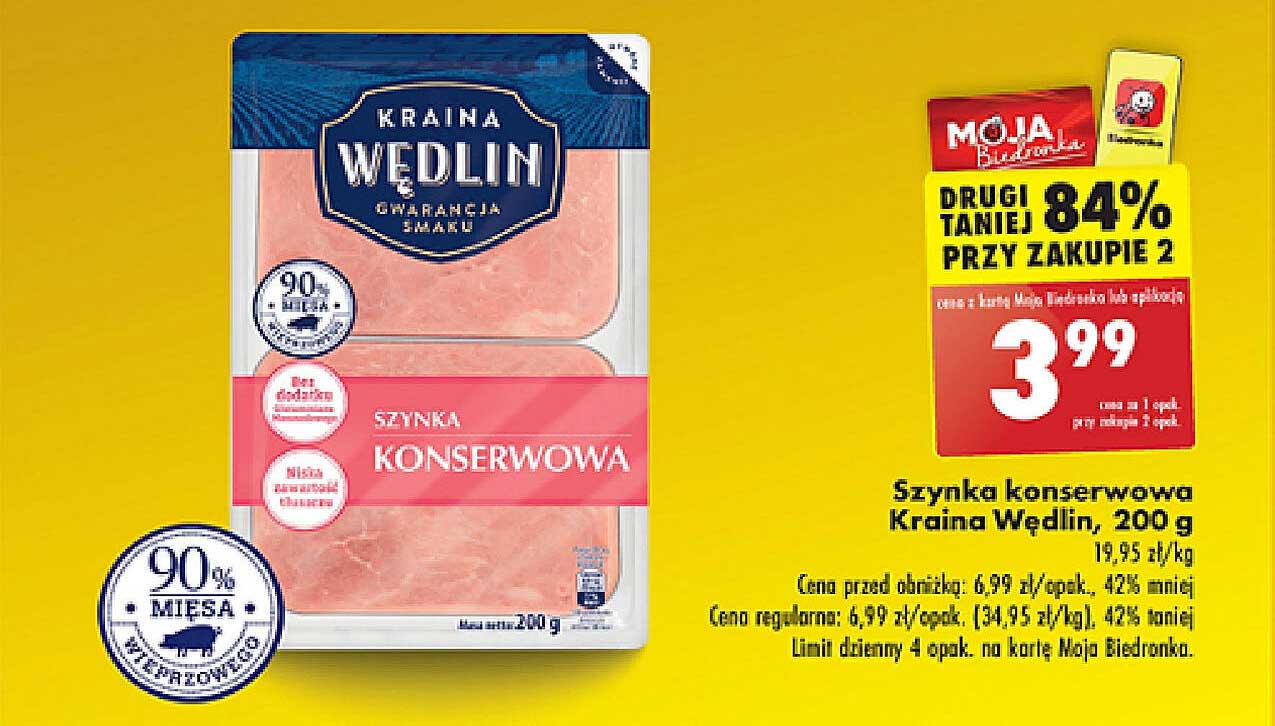 Szynka konserwowa Kraina Wędlin
