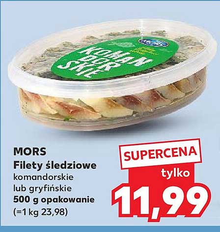 MORS Filety śledziowe komandorskie lub gryfińskie