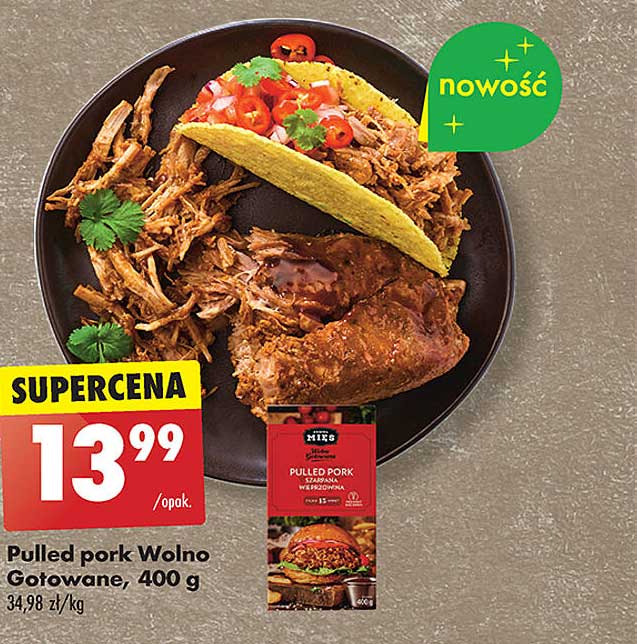 Pulled pork Wolno Gotowane