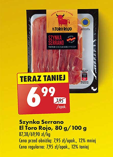 Szynka Serrano El Toro Rojo