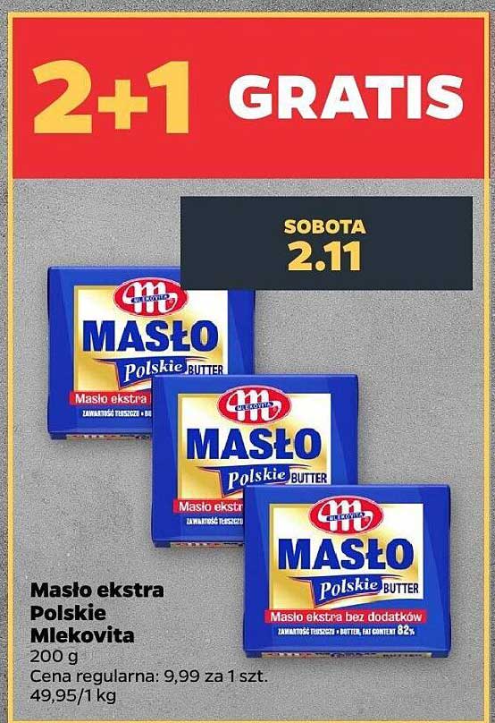Masło ekstra Polskie Mlekovita