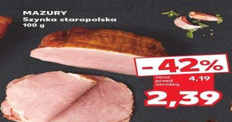 MAZURY Szynka staropolska 100 g