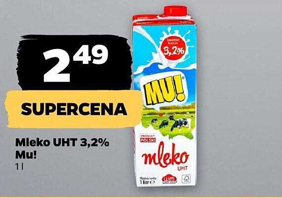 Mleko UHT 3,2% Mu!