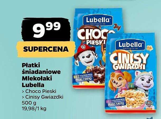 Płatki śniadaniowe Mlekołaki Lubella