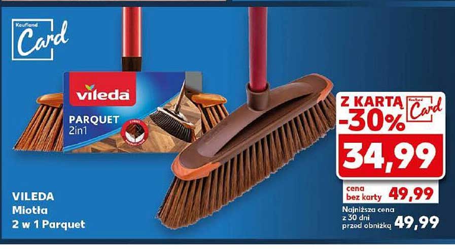 VILEDA Miotła 2 w 1 Parquet