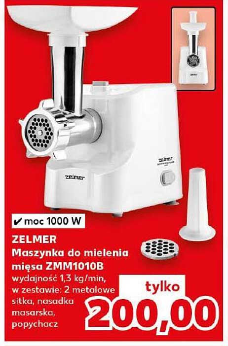 ZELMER Maszynka do mielenia mięsa ZMM1010B