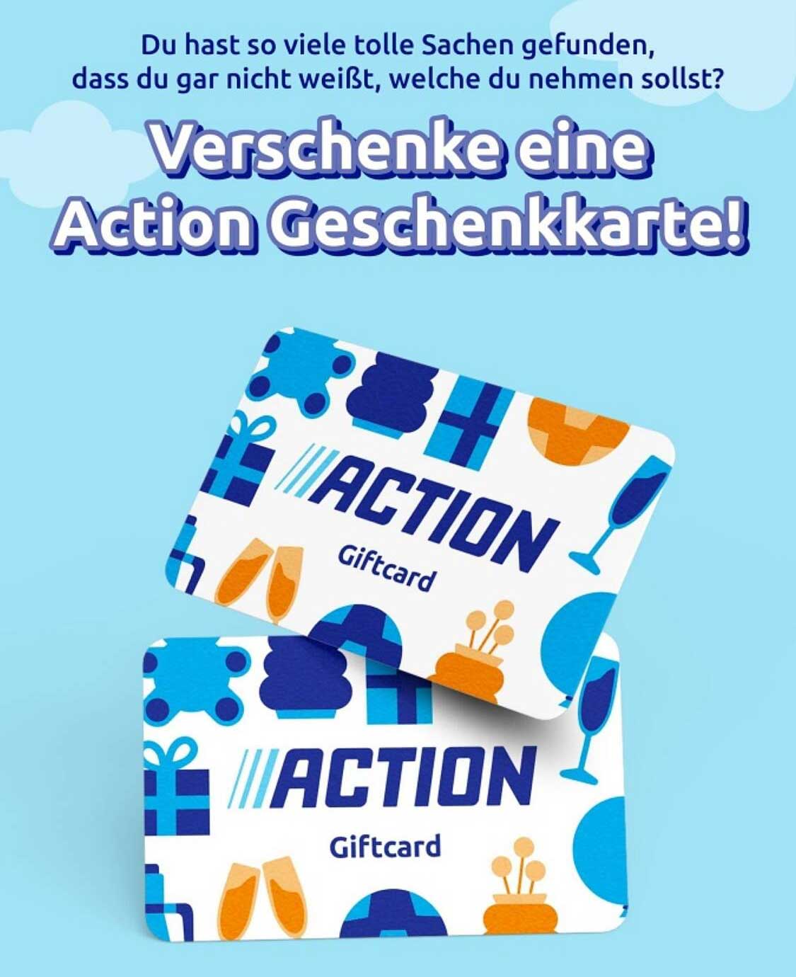 Action Geschenkkarte!