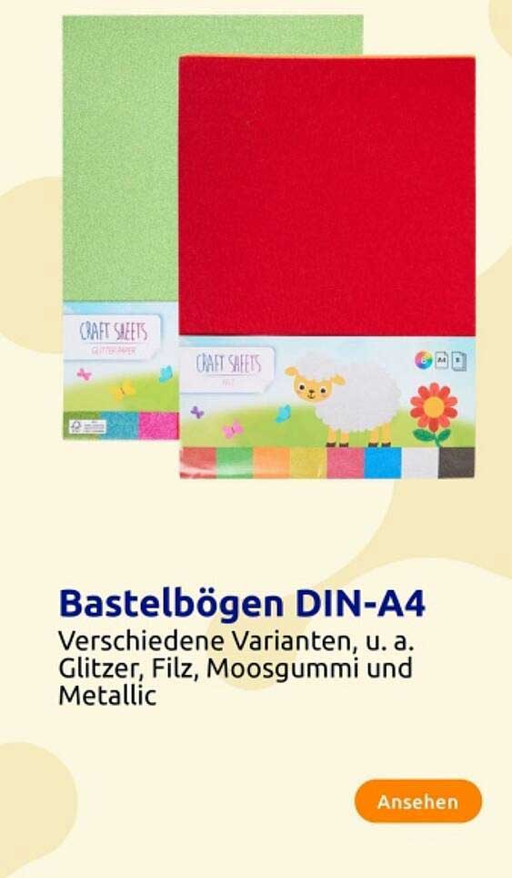 Bastelbögen DIN-A4