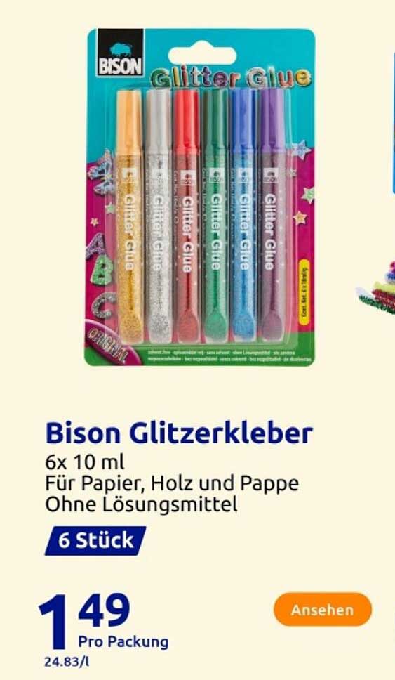 Bison Glitzerkleber