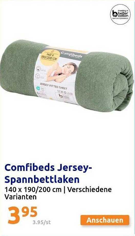 Comfibeds Jersey-Spannbettlaken