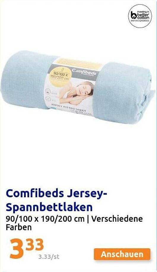 Comfibeds Jersey-Spannbettlaken