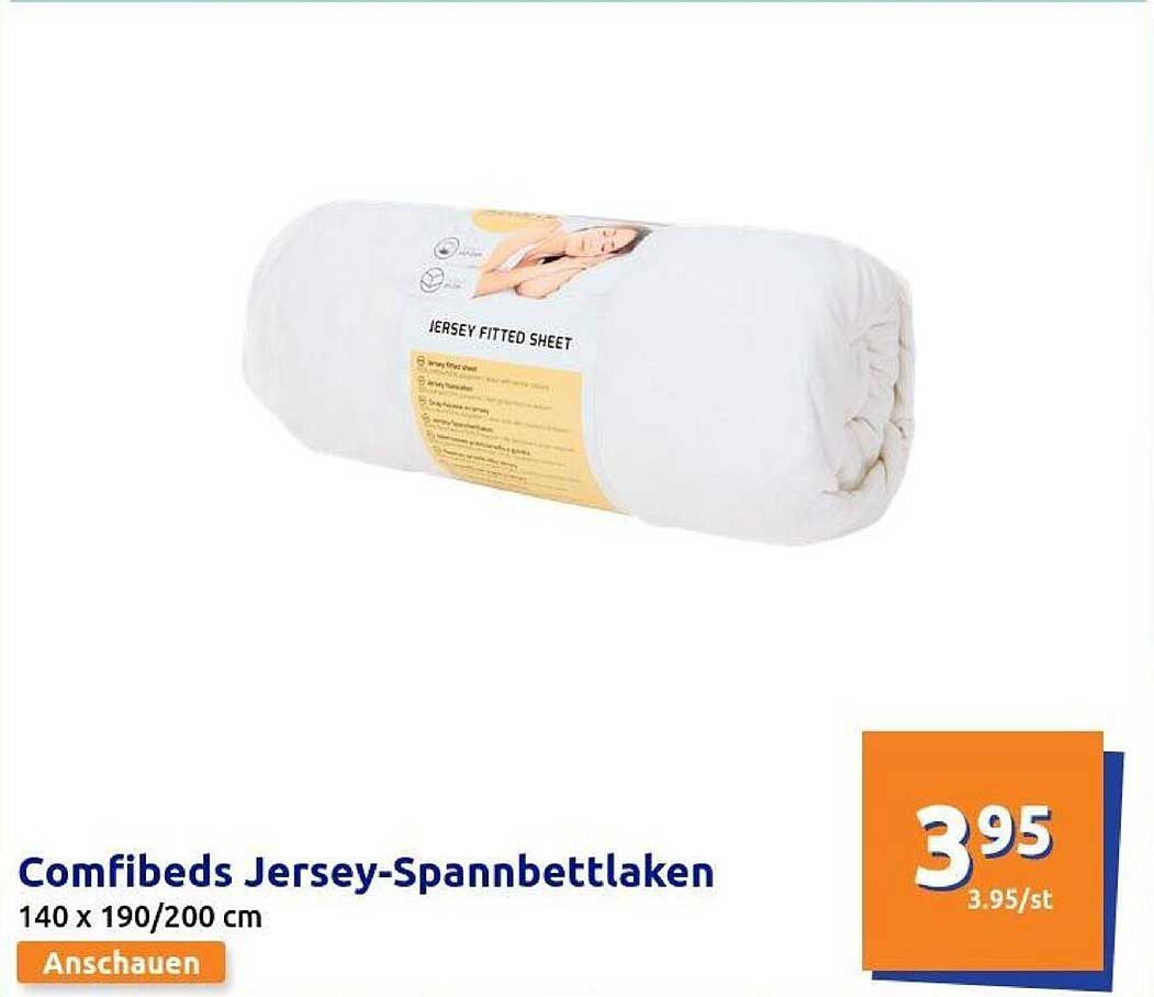 Comfibeds Jersey-Spannbettlaken