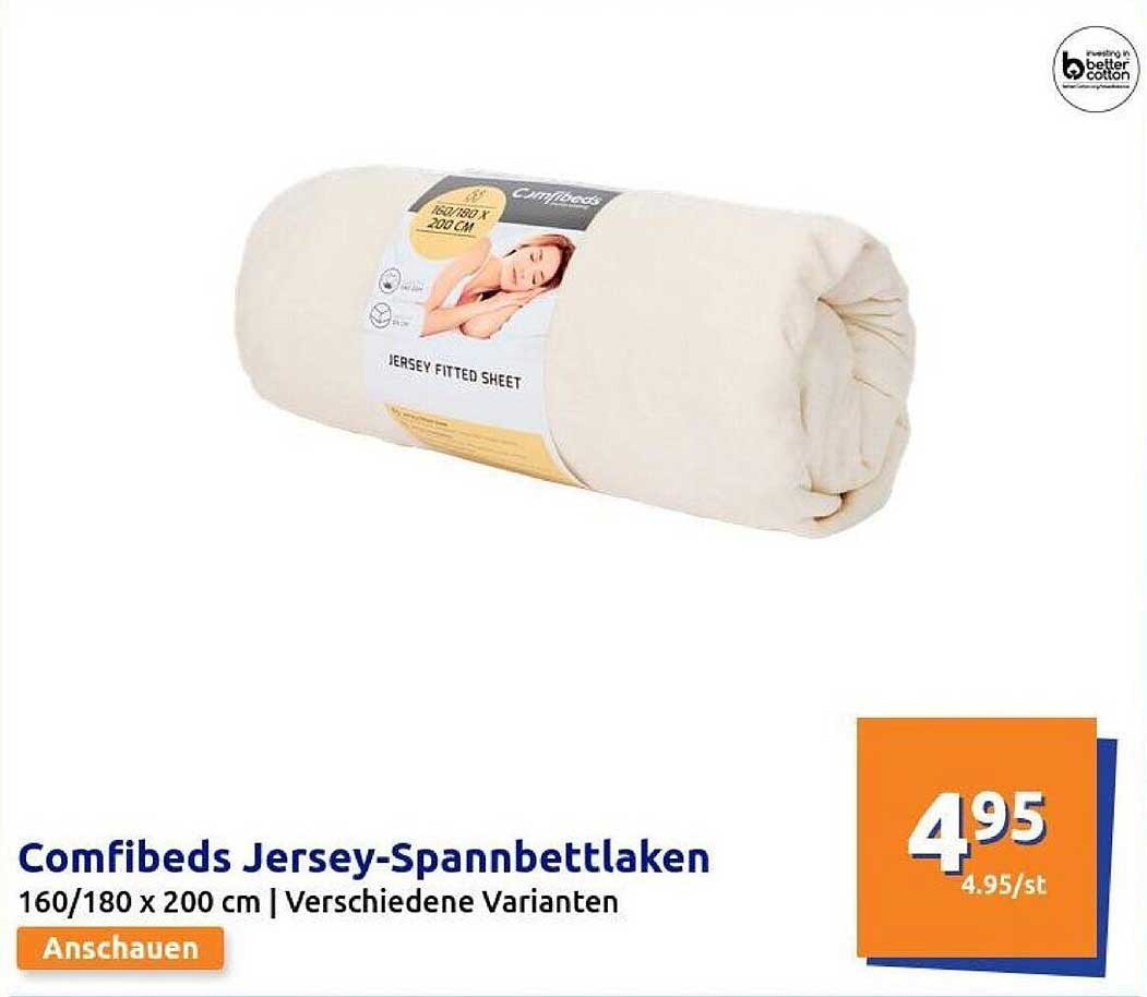 Comfibeds Jersey-Spannbettlaken