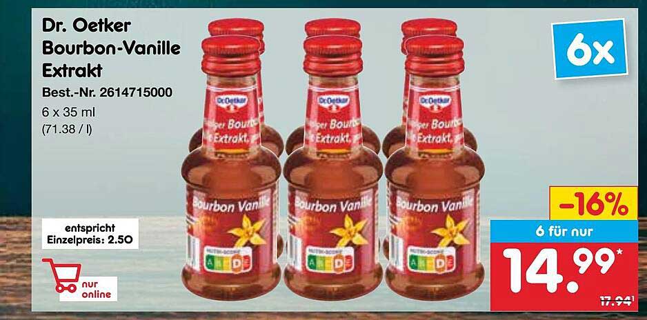 Dr. Oetker Bourbon-Vanille Extrakt