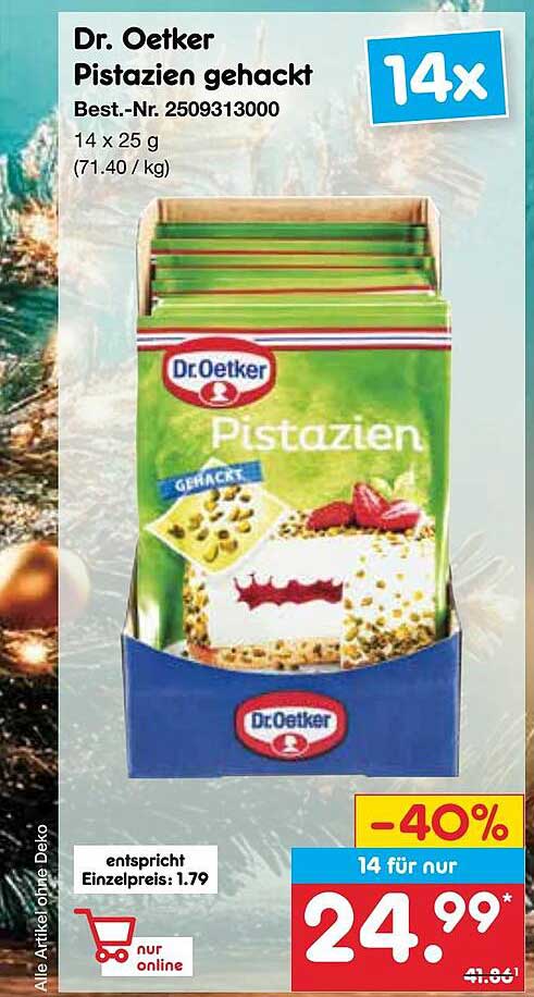 Dr. Oetker Pistazien gehackt