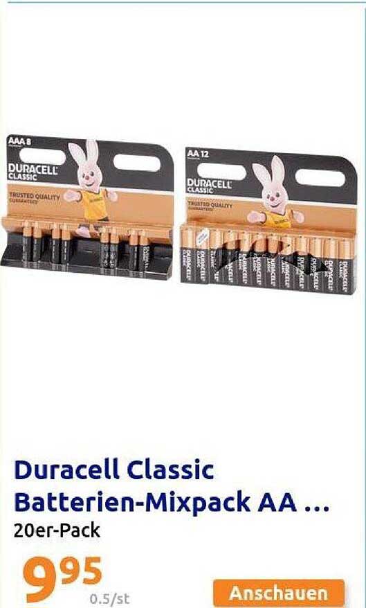 Duracell Classic Batterien-Mixpack AA