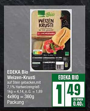 EDEKA Bio Weizen-Krusti