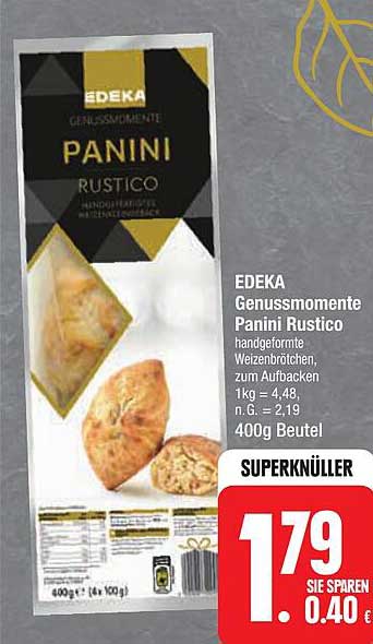 EDEKA Genussmomente Panini Rustico