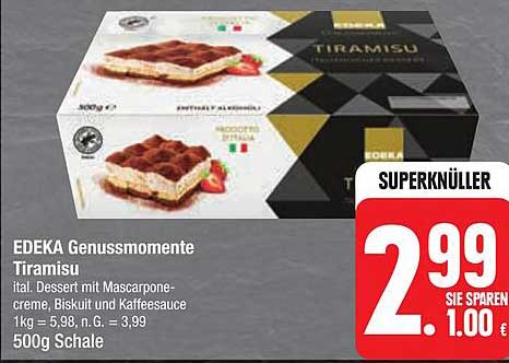 EDEKA Genussmomente Tiramisu