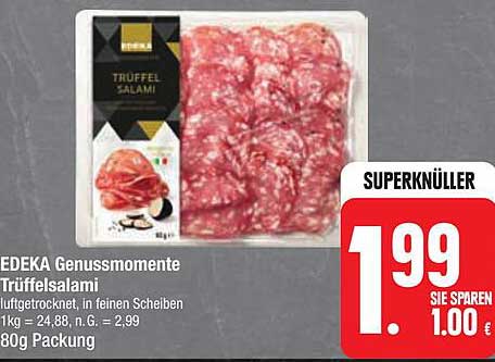 EDEKA Genussmomente Trüffelsalami