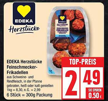 EDEKA Herzstücke Feinschmecker-Frikadellen