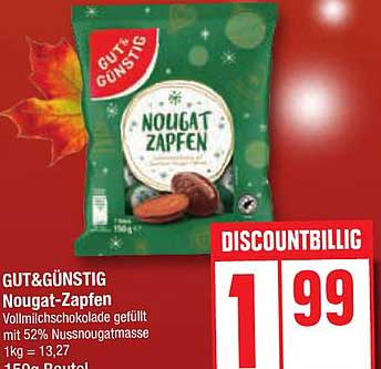 GUT&GÜNSTIG Nougat-Zapfen