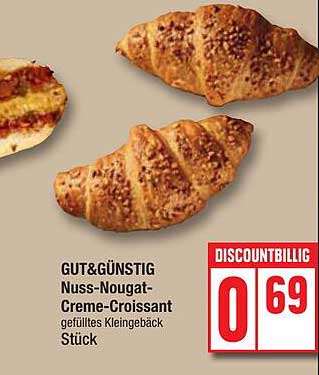 GUT&GÜNSTIG Nuss-Nougat-Creme-Croissant