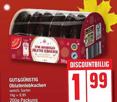 GUT&GÜNSTIG Oblatenlebkuchen