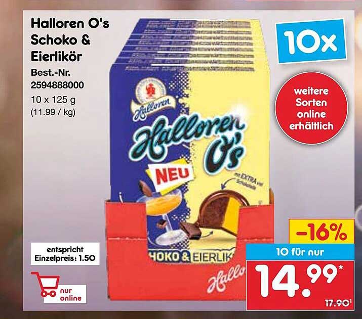 Halloren O's Schoko & Eierlikör