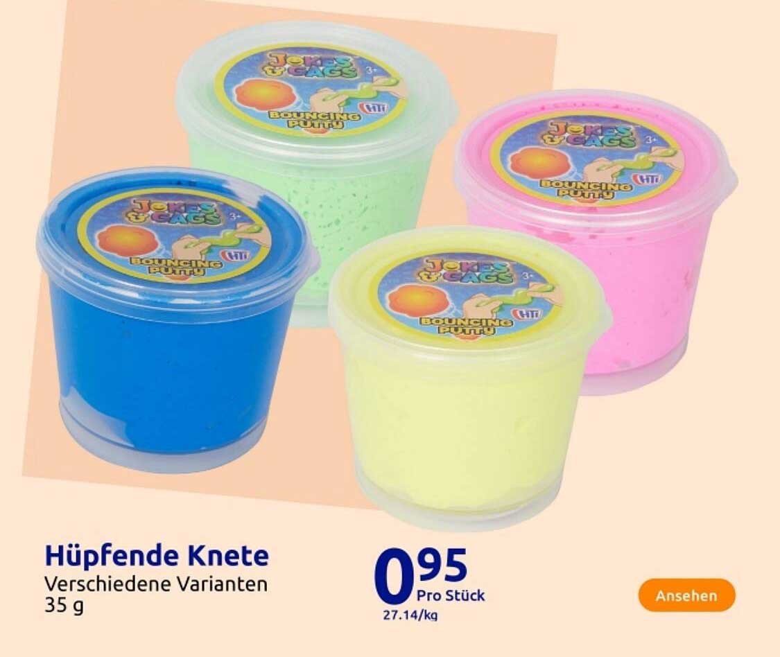 Hüpfende Knete