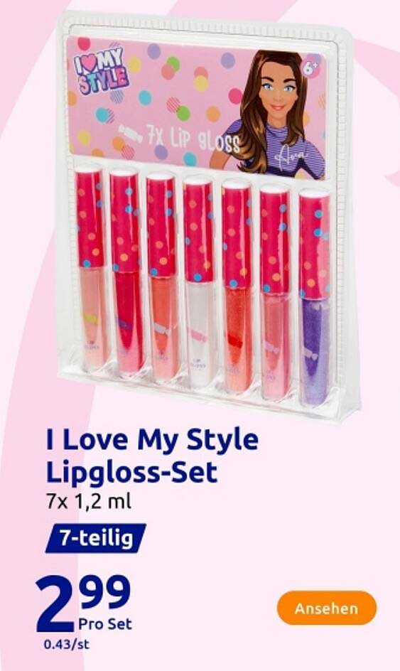 I Love My Style Lipgloss-Set