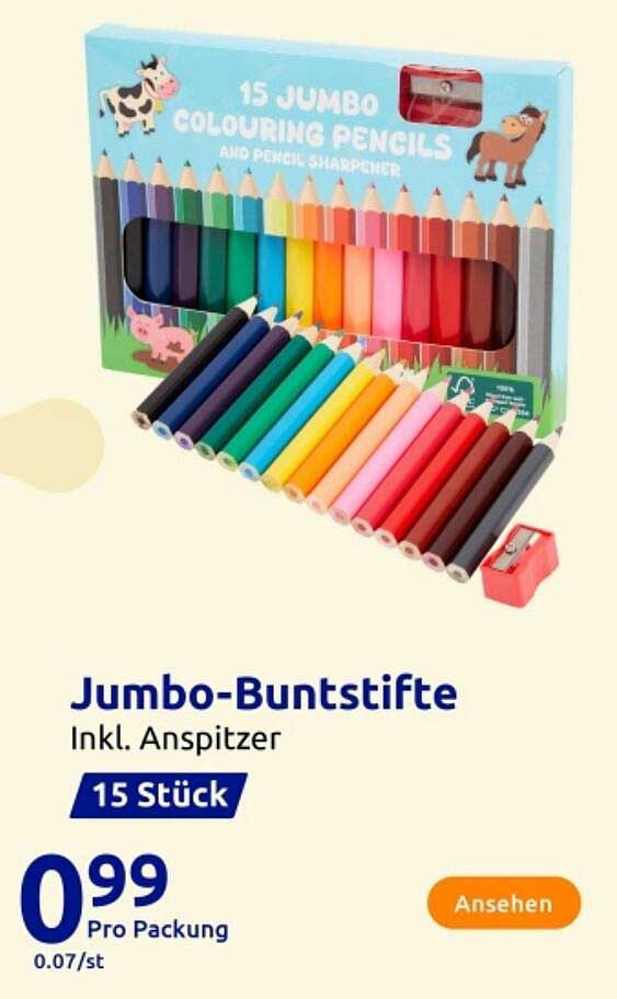 Jumbo-Buntstifte