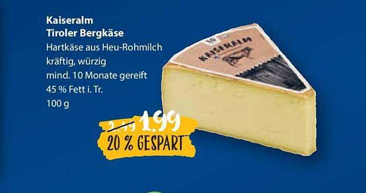 Kaiseralm Tiroler Bergkäse