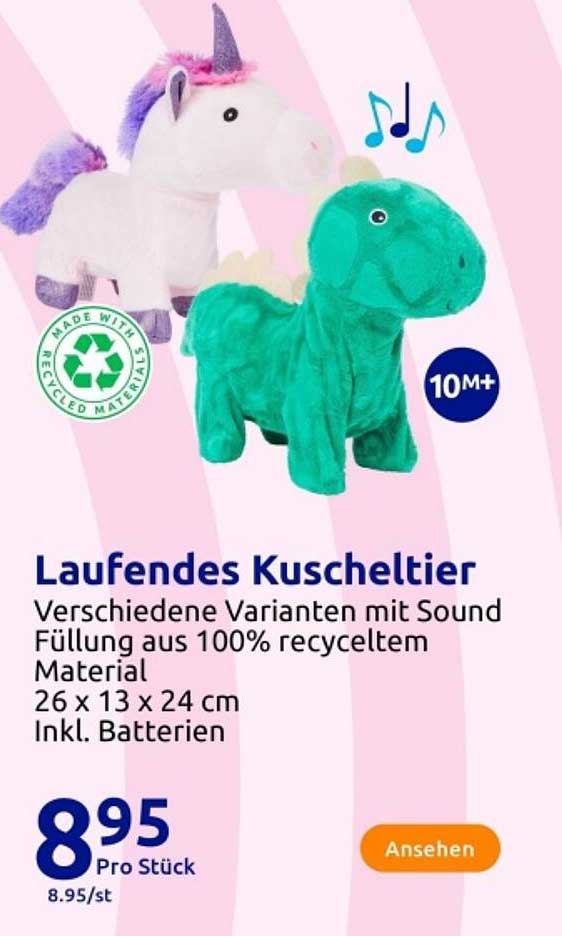 Laufendes Kuscheltier