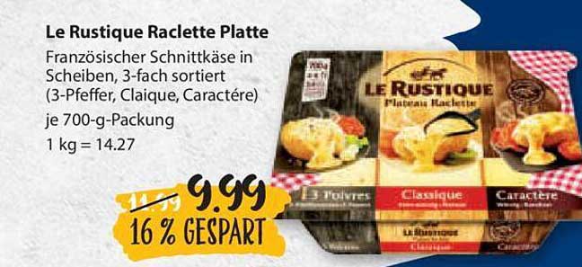 Le Rustique Raclette Platte