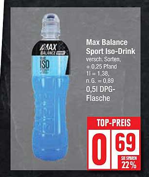 Max Balance Sport Iso-Drink