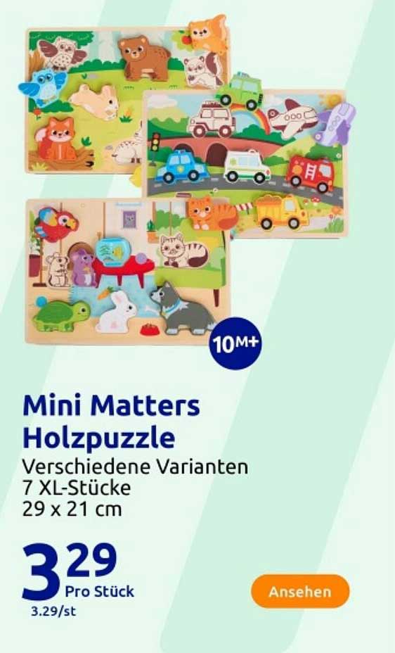 Mini Matters Holzpuzzle