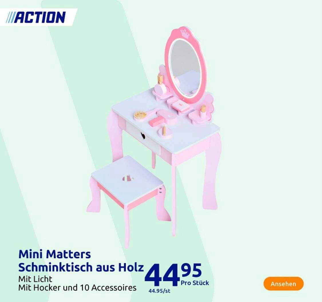 Mini Matters Schminktisch aus Holz