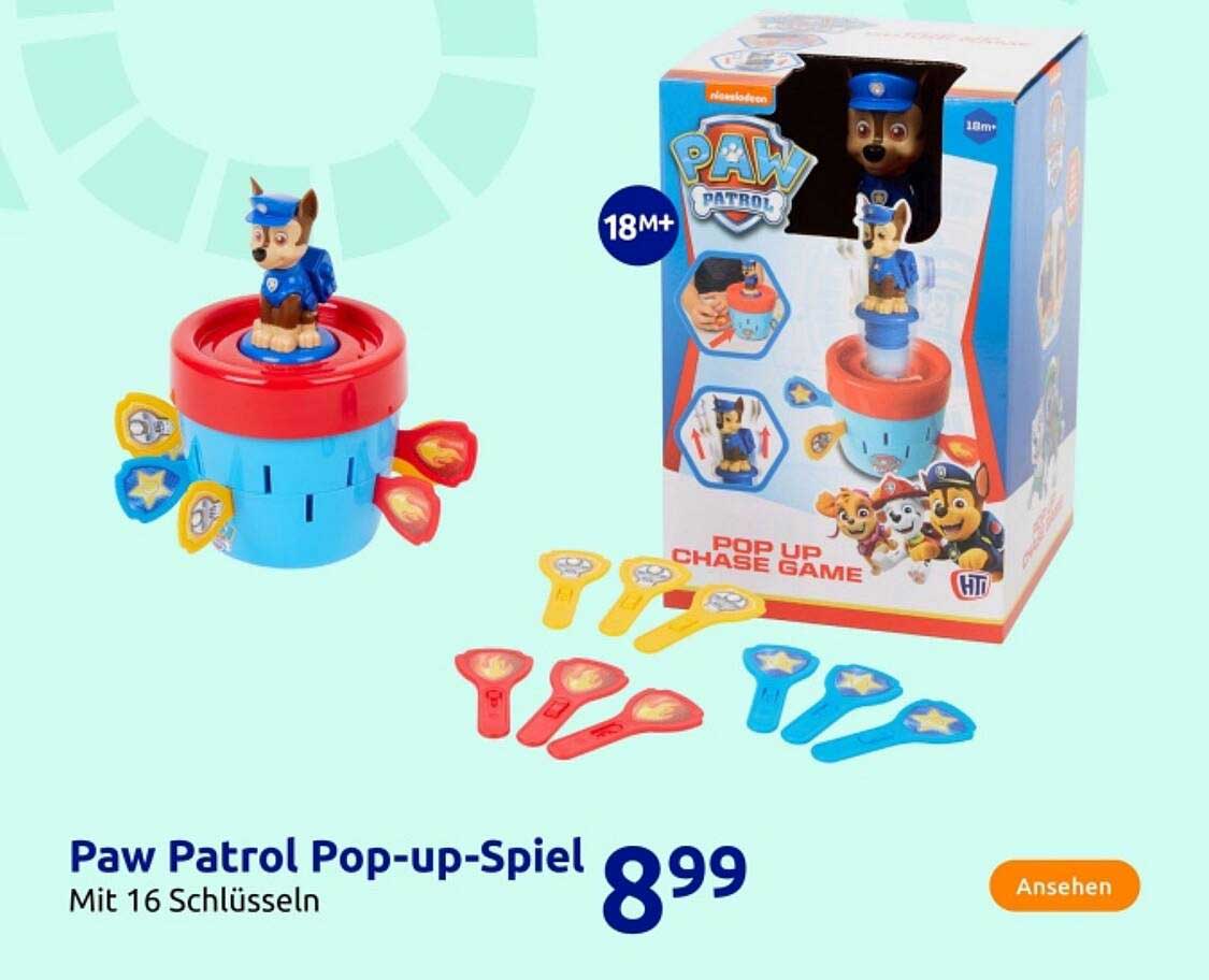 Paw Patrol Pop-up-Spiel