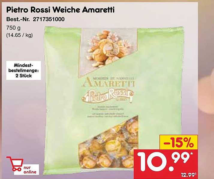 Pietro Rossi Weiche Amaretti